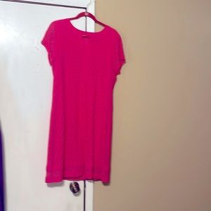 Isaac Mizrah dress pink color in perfect condition size medium